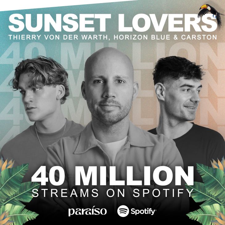 'Sunset Lovers' hit 40 million streams!