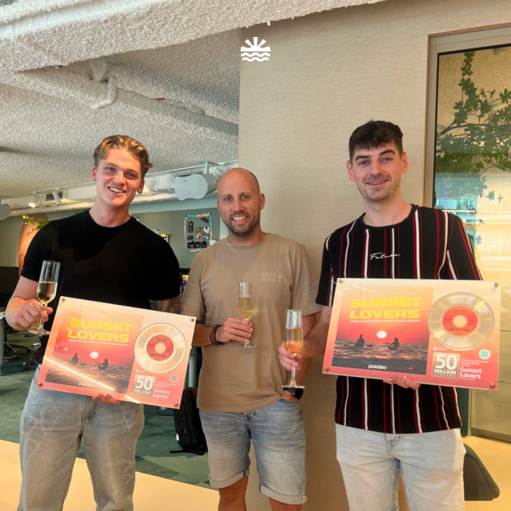 artists with there award Cheers to 50 million streams