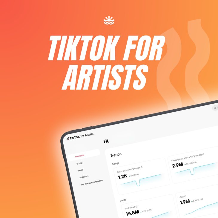 Artists using TikTok for Artists to promote music and grow streaming number